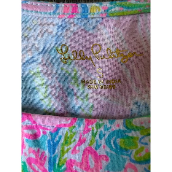 Lilly Pulitzer Tropical Paisley Floral Print Tiered Mini Dress S Resort Summer - Picture 9 of 11